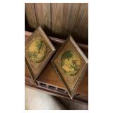 Pair of Lancret prints . G. B. Florence made in