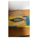 Vintage Yahtzee game