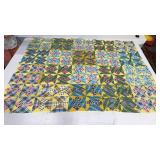 Quilt top approximately  80 x 63ï¿½  hand stitched