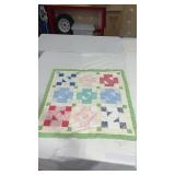 Approximately 44" x 44ï¿½. Baby quilt top