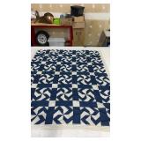 Quilt top approximately 87 x 78.5ï¿½. Some damage