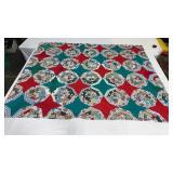 Quilt top spider web pattern approximately 83 x