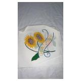 47. Approximately painted state flowers fabric
