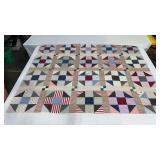 Quilt top approximately  81 x 65ï¿½  transition