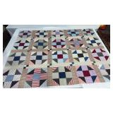Quilt top   Approximately 81 x 64ï¿½ circa 1920