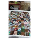 Quilt top approximately  90 x 68ï¿½  scrapped
