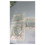 12. Approximately 12 x12ï¿½   Artex painted fabric