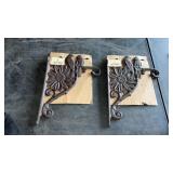 Cast iron plant hanger bracket
