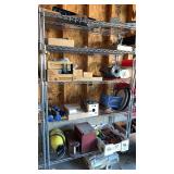 Metal rolling rack approximately 18 x 76.5 x 46