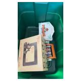 Small Tote with lid motorcycle photo frame ,