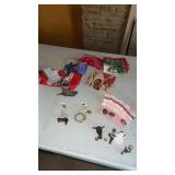 Miscellaneous western items scarfs, cirlung fan