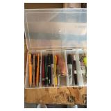 Markers pens and pencils