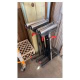 4 Lumber roller stands