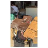 Get five tarps that have been used lightly