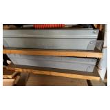 2 metal saw horses foldable