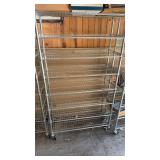 Metal shelving unit content not included on roll
