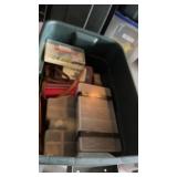 Tote with Lid of Various Hardware