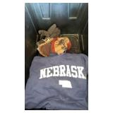 Nebraska hoodie , gloves Hat and more in a black