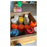 Large lot of spray paint wood cleaner and misc