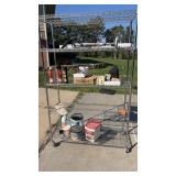 approximately 47 x 77 x 18?. Metal rolling  Rack