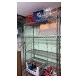 Metal rolling rack . Approximately