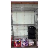 Metal rolling rack   Approximately .