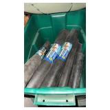 Tote with lid and new drawer liners