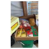 Styrofoam worm box , bobbers and more