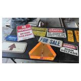 Miscellaneous metal signs