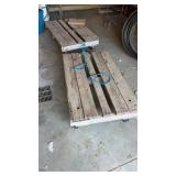 Two rolling carts, homemade with pull strings
