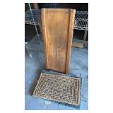 Napa wooden creeper  and rugs