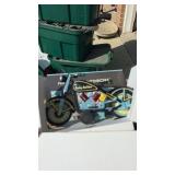 Harley Davidson  tin toy motorcycle. Reproduction