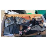 Harley Davidson belt buckle, suspenders and more