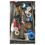Large soldering tool box and tools
