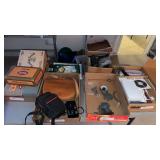 Miscellaneous lot of stuff , folding table