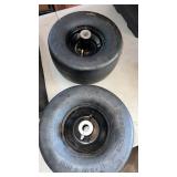 2 small tires premium  11 x 6.00-5 NHS