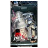 Tote with lid and switches and outlets some new