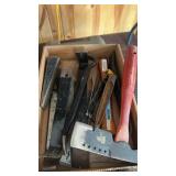 Lot of pry bars and more