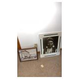 Framed and matted Picture of Edward Curtis and
