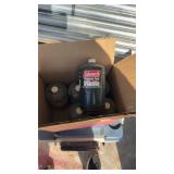 Get six Coleman propane fuel canisters they feel