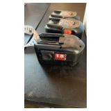 Milwaukee and ridged power tool batteries