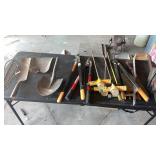 Large lot of lawn tools
