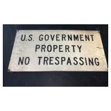 24 x 12ï¿½ government sign