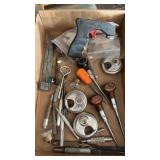 Misc tools and locks including wood hand planers