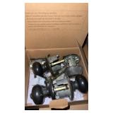 3 boxes or door knobs
