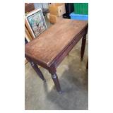Approximately 33 1/2 x 17 x 29" table/desk wooden