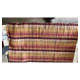 Small Multicolored Rug approx 37" x 23"