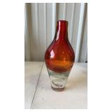 Murano Style Art Glass Vase approx 12"