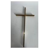 Brass cross  17 x 8.5"