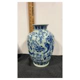 Porcelain vase 12" tall